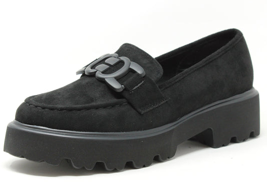 Microfibre Buckle Loafer