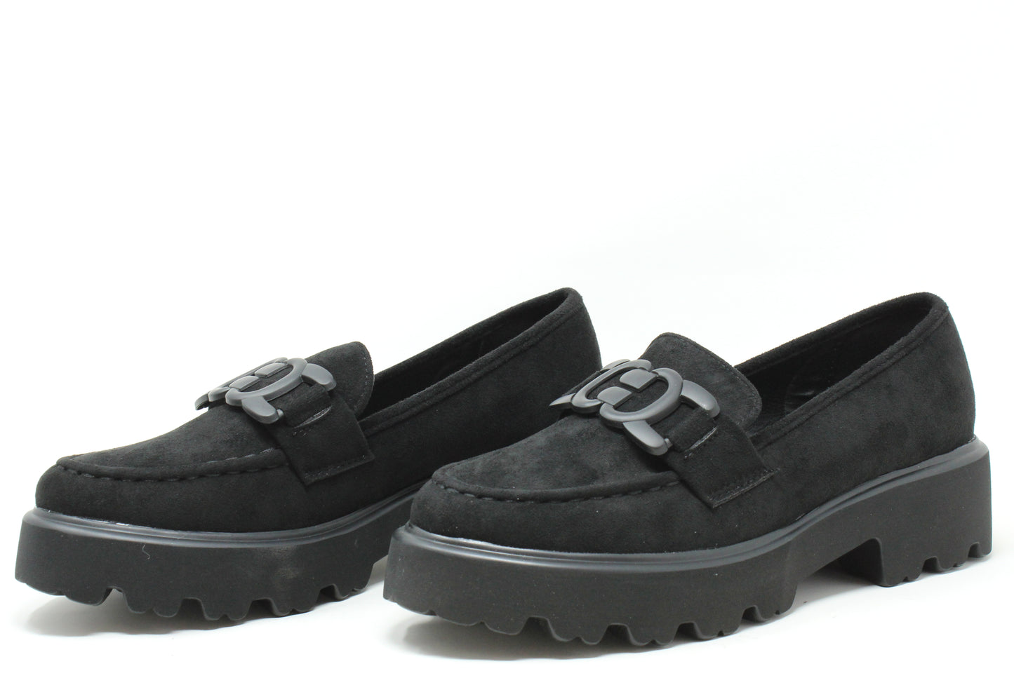 Microfibre Buckle Loafer