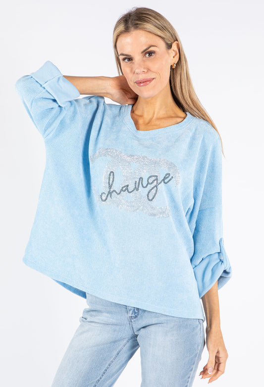 Change Slogan Soft Cord Top