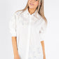 Sequin and Pearl Embroidered Shirt