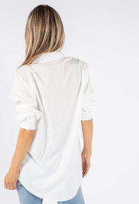 Sequin and Pearl Embroidered Shirt