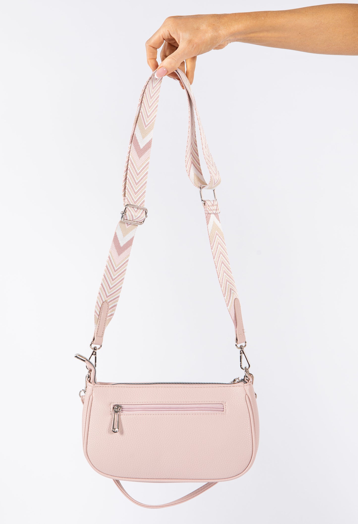 Tonal Strap Cross Body Bag