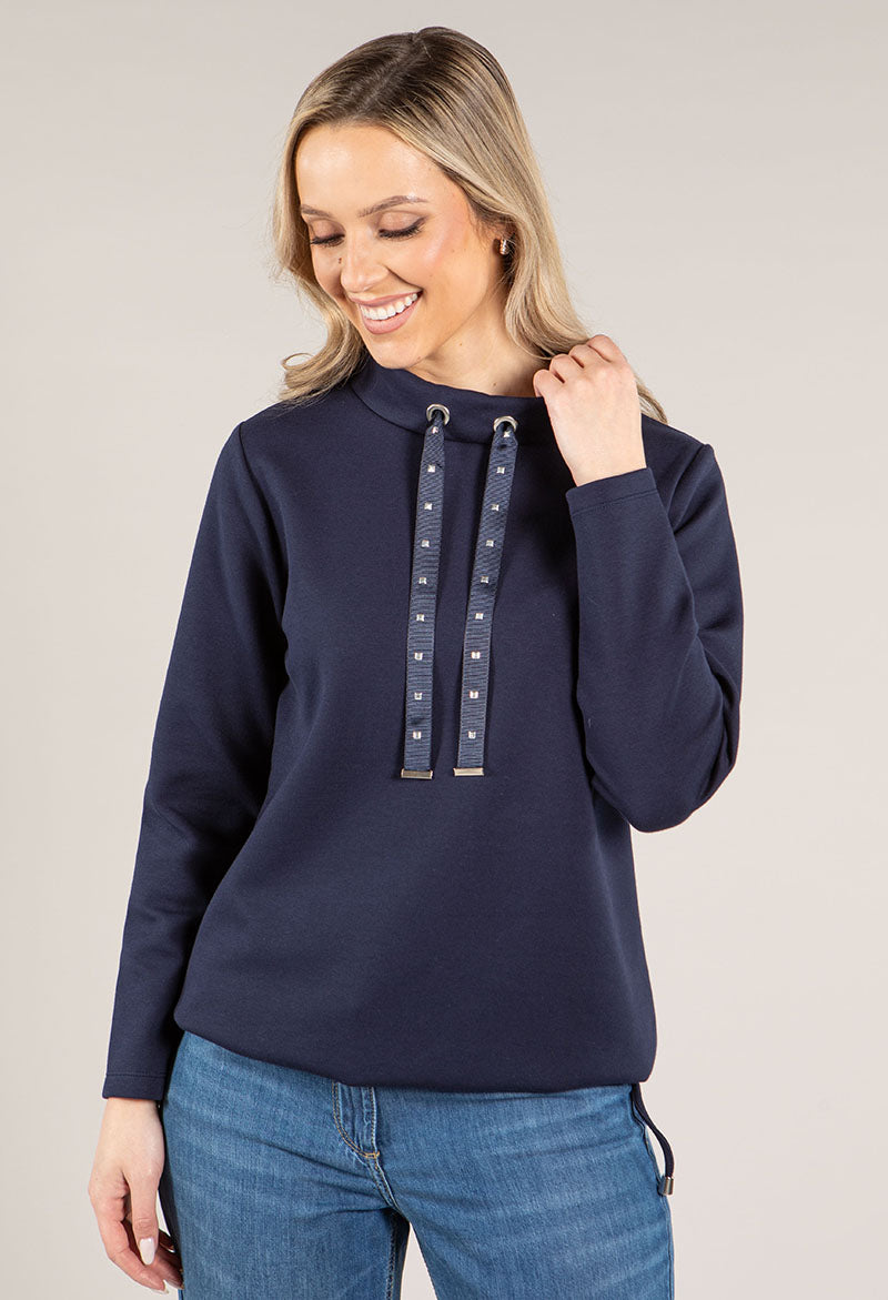 Stand Up Collar Pullover