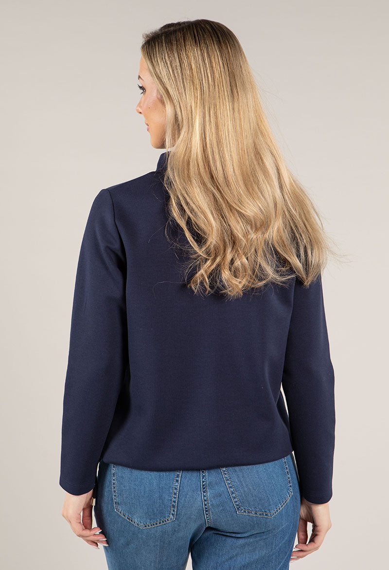 Stand Up Collar Pullover