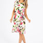 Frill Sleeve Floral Dress