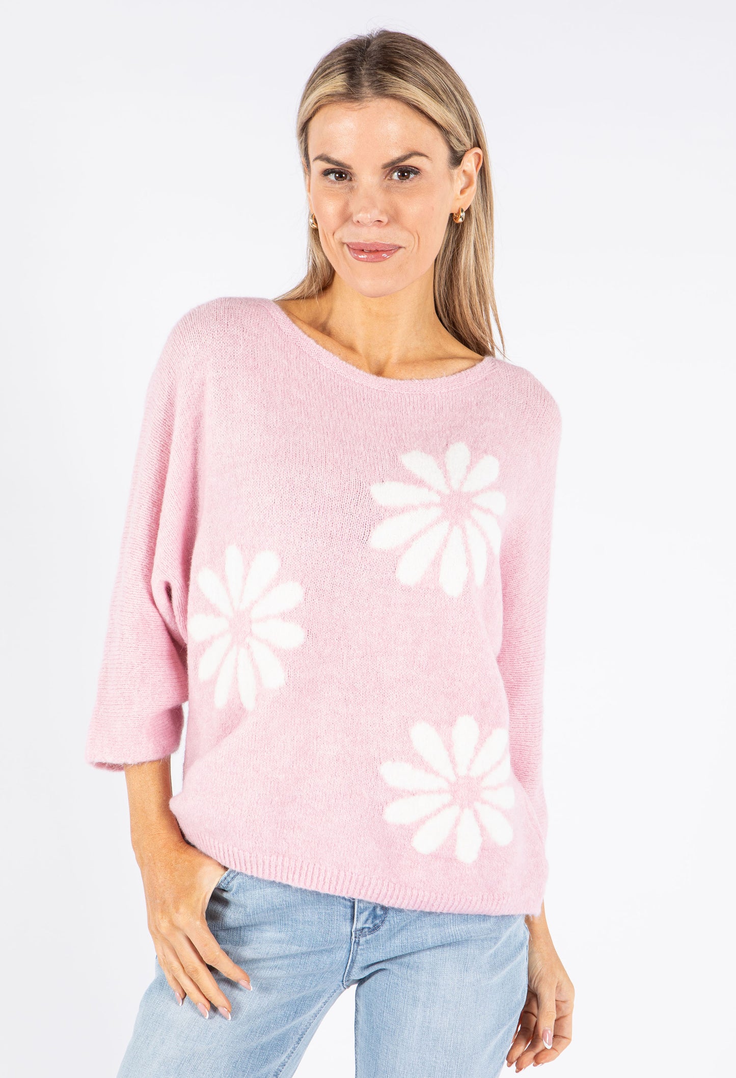 Relaxed Floral Fit Knit