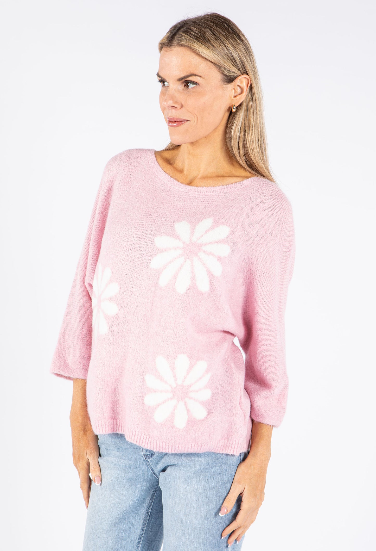 Relaxed Floral Fit Knit