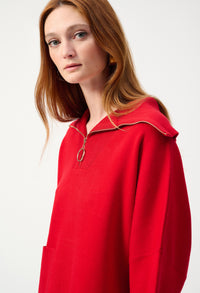 Oversized Cutaway Dolman Pullover