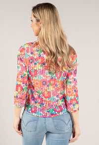 Floral Mesh Shirt