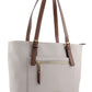 Contrast Strap Shopper Bag