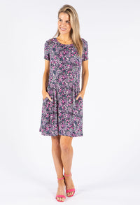 Dainty Floral Print Dress