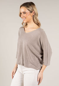 Lurex Knit Top