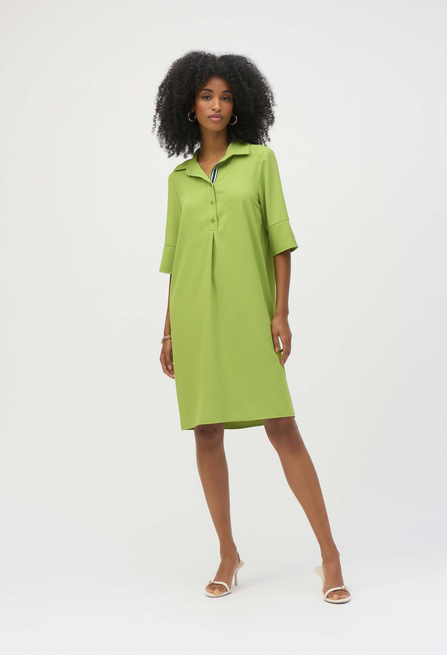 Knee-length Shirt Dress