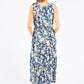 Plisse Blossom Midi Dress