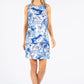 Scenic Print Sleeveless Dress