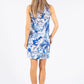 Scenic Print Sleeveless Dress