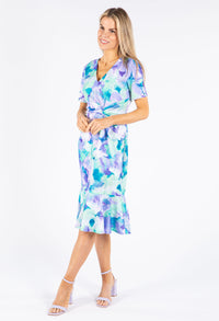 Water Lily Ruffle Hem Dress