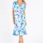 Water Lily Ruffle Hem Dress