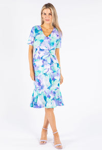 Water Lily Ruffle Hem Dress