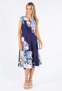 Midnight Blossom Dress