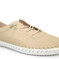 St Ives Leather Plimsoll