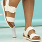 Cher White Sandal