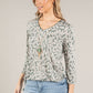 Textured Leaf Design Top