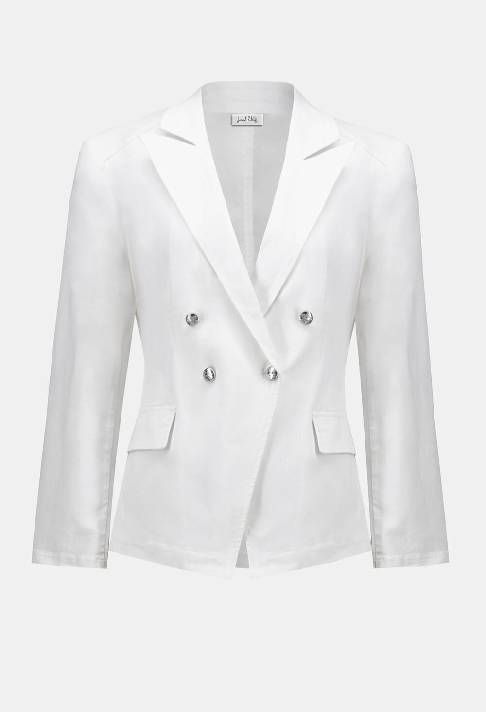 Double Breasted Hip-length Blazer